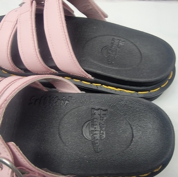 Dr. Martens Blaire Slide Sandals Pink Leather Women Size 7 US - Picture 4 of 7